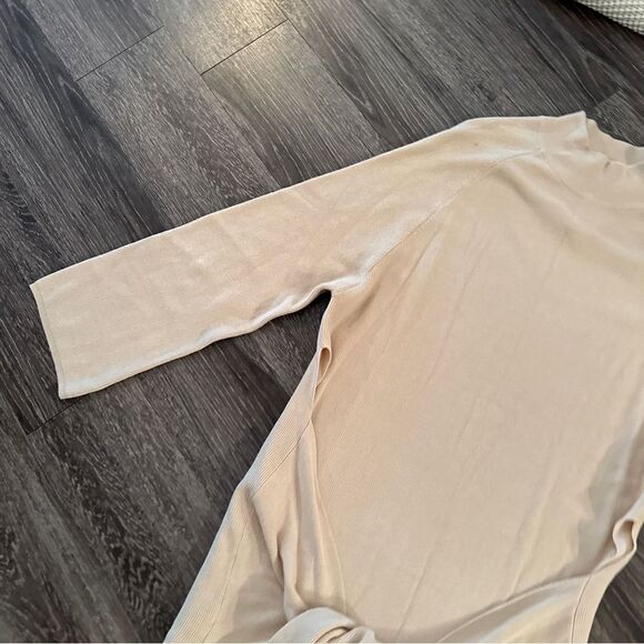 SNDYS Tied Up Knit Dress in Sand New - Picture 5 of 8